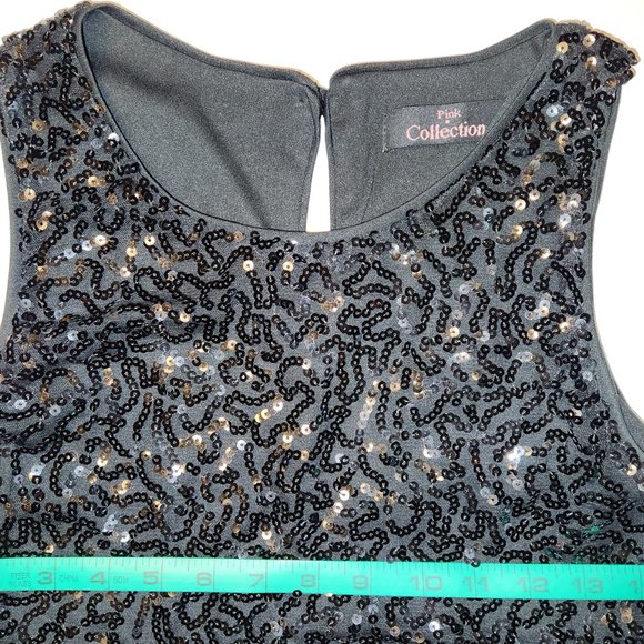 Scoop Neck Sleeveless Sequin Dress - Picture 8 of 10